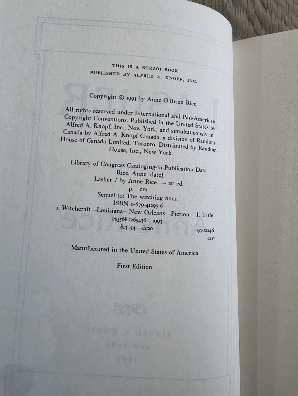 Anne Rice Hardback 1st Edition Books - Picture 7 of 8